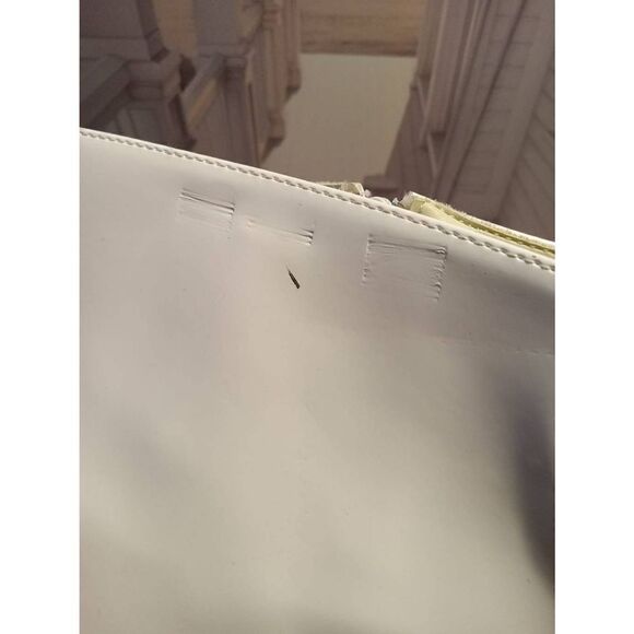 Pleaser Women’s Seduce 3000 white patent thigh high boots - Picture 7 of 9